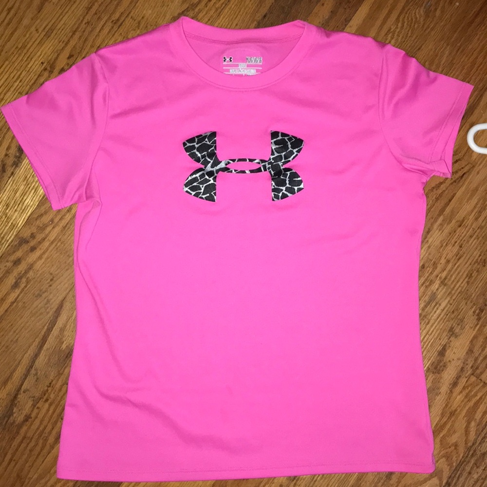 Pink Under Armor Tee